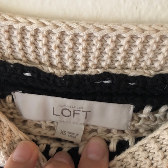Loft Striped Knit Top - Picture 3 of 8